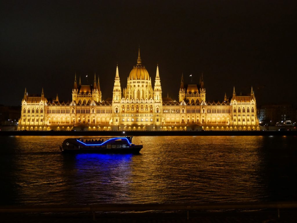 VIP Night Walking Tour with Danube River Cruise